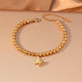 CIGAONI Wings of Amal | Butterfly Filigree Beaded Bracelet - 18K Gold & Silver Stainless Steel Charm Jewelry - Symbol of Patience & Hope